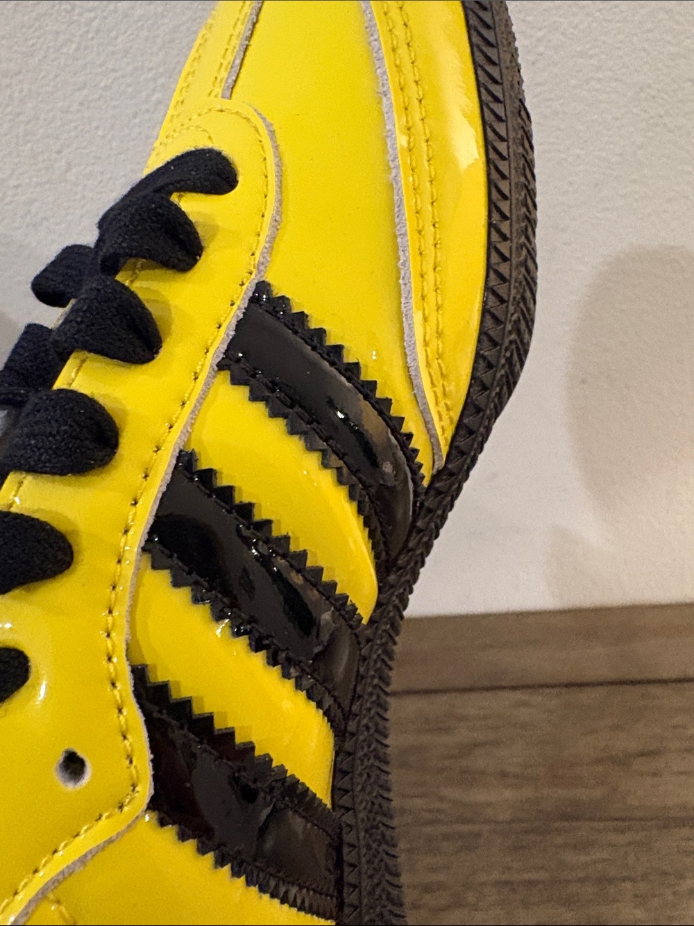 NIB [adidas] Samba Originals OG Sneakers Shoes Yellow/Black Women’s 5/5.5 Y4/4.5 - Picture 11 of 16